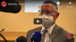 SNPDEN - Rentrée 2020 : Les heures COVID-19 ?