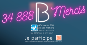 Résultats de l’édition 2021 du Baromètre UNSA de tous les métiers