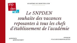 Bonnes vacances !