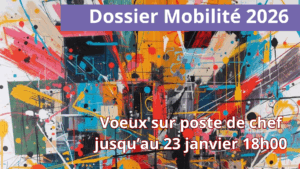 Plateforme SNPDEN dépôt dossiers mobilité et enquêtes [>23.01.2026]