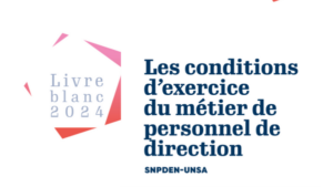 Livre Blanc 2024 | Les conditions d'exercice du métier de personnel de direction