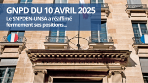 Echos du GNPD du 10 avril 2025 [17.04.2025]