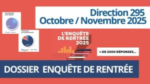 L'enquête de rentrée 2025
