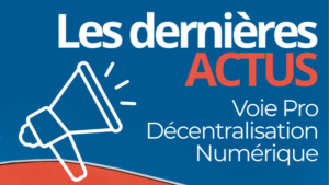 Voie Pro, Décentralisation, Numérique... ➡️ Les actualités #perdir à ne pas rater - 29.01.2026