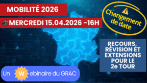 Webinaire "Recours et extensions des vœux suite au 1er tour" | 15.04.2026 - 16H