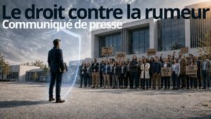 Le droit contre la rumeur / Communiqué de presse de la section académique d'Orléans-Tours