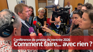 Rentrée 2026 : « Comment faire… avec rien ? »
