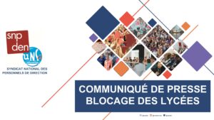 Communiqué de presse : Blocus des établissements scolaires... [29.09.2026]