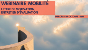 Webinaire "Mobilité : lettre de motivation, entretien de mobilité" [Mercredi 14.10.2026 - 16h]